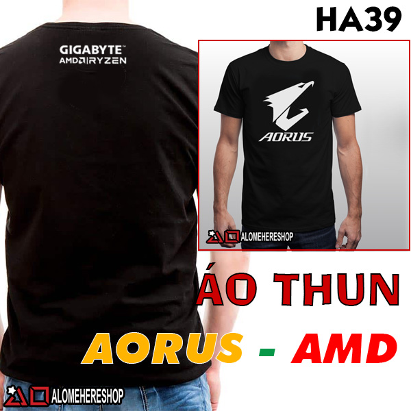 Áo Thun T-Shirt Gigabyte Fan Boy Aorus AMD Ryzen