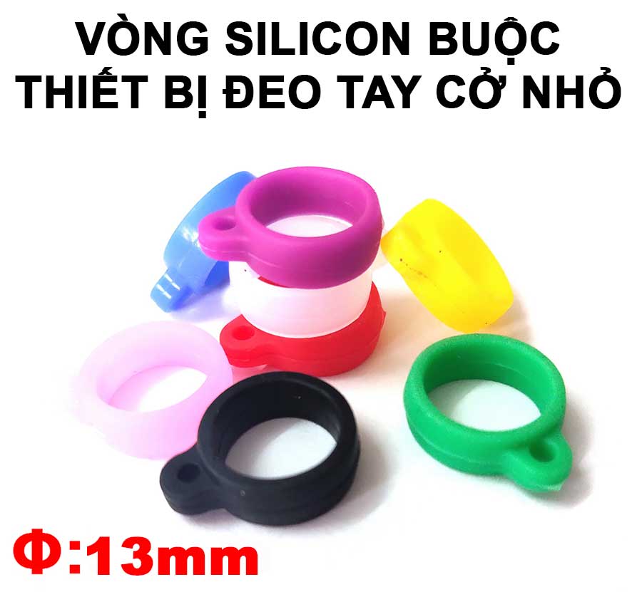 Combo 30 vòng silicon cỡ nhỏ ø13mm nhiều màu dành cho pod system